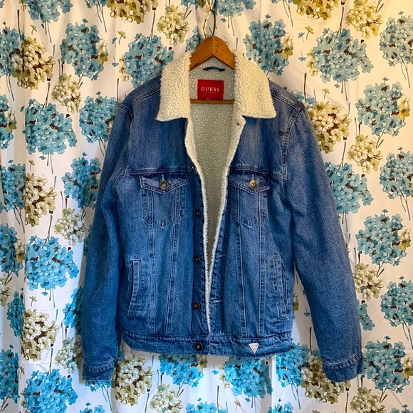Guess Other - GUESS men’s cozy warm denim jacket